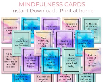 Printable Self Care Cards - Etsy