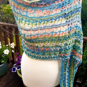 Rectangular Shawl Crochet Pattern, Shawl Crochet Pattern, Crochet Shawl ...