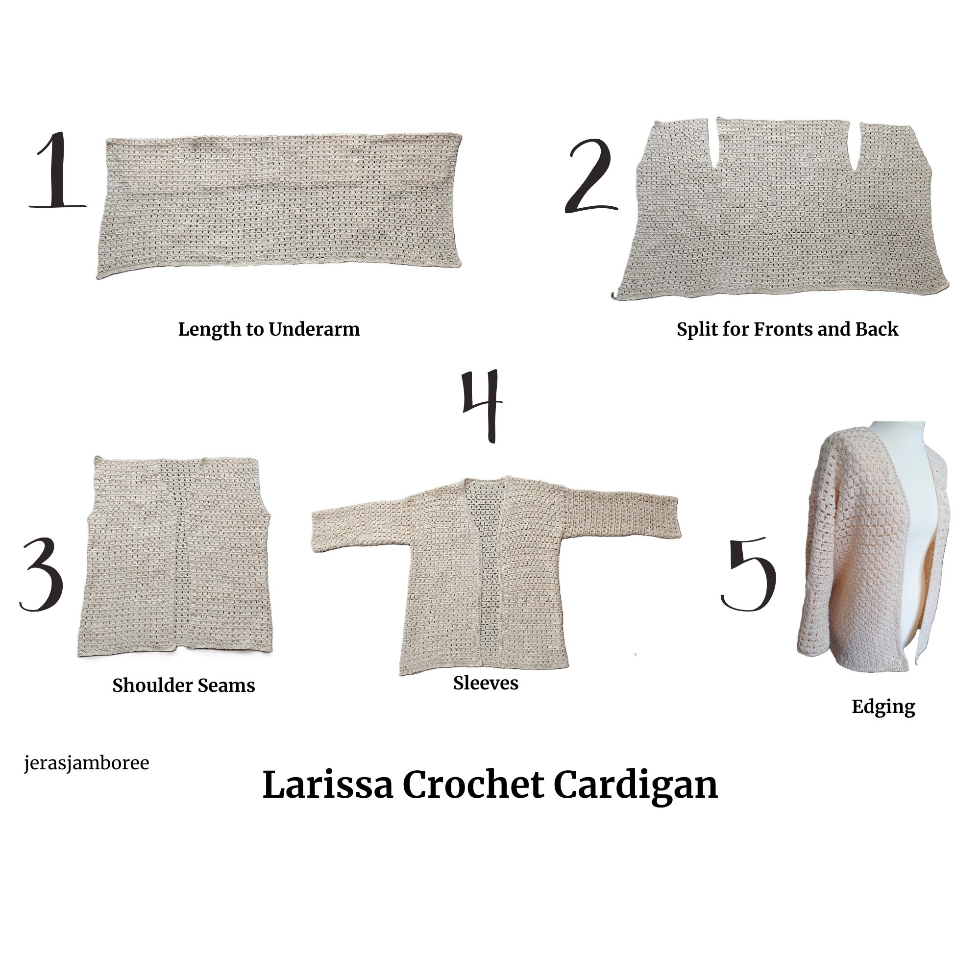 Beginner Crochet Cardigan Pattern Easy Cardigan Crochet Pattern