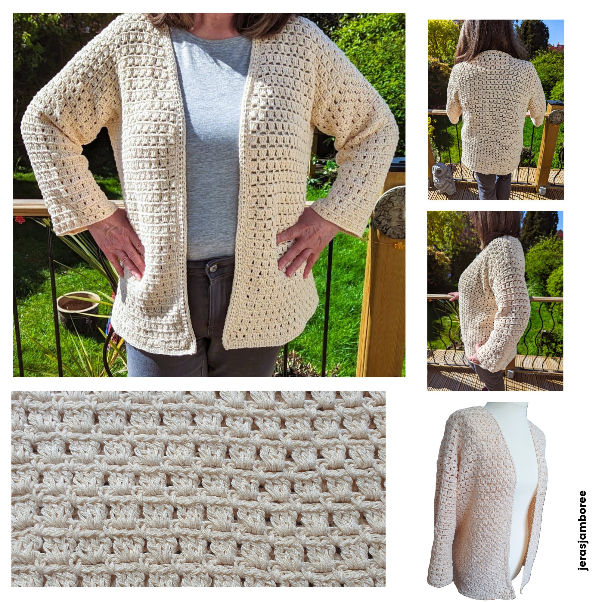 Beginner Crochet Cardigan Pattern Easy Cardigan Crochet Pattern