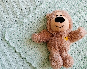 Baby Afghan Crochet Pattern, Easy Baby Blanket Crochet Pattern, Beginner Crochet Blanket Pattern, Baby Blanket Pattern Crochet