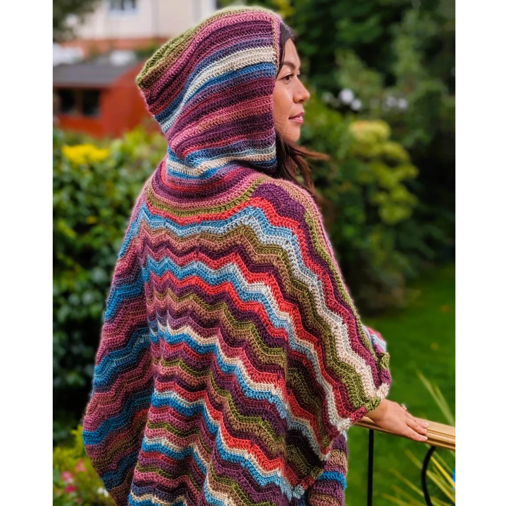 24 Hooded Poncho Crochet Patterns for Cozy Layering, Kids’ Gifts, and Fantasy Makes 5 Hooded Poncho Crochet