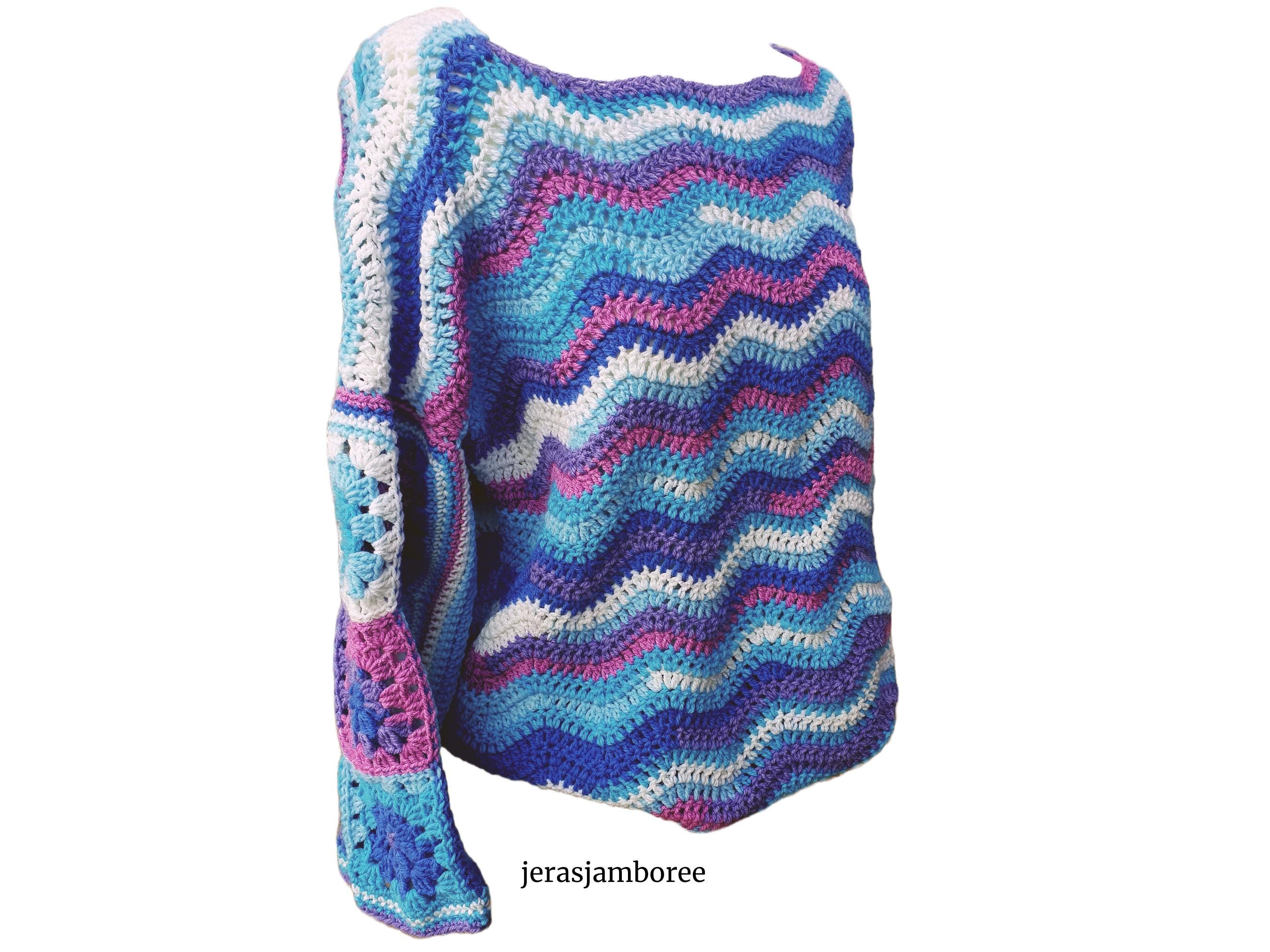 40 Paid and Free Crochet Chevron Patterns To Try Today 39 Boho Crochet Sweater