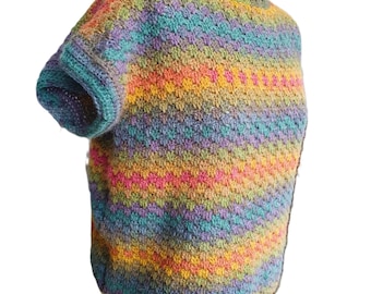 Crochet Sweater Vest Pattern, Retro Crochet Pattern, Easy Vest, Crochet Vest Pattern