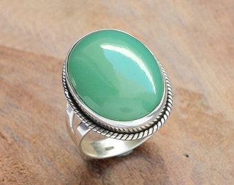 925 Sterling Silver Jewelry Details about Chrysoprase Handmade Natural Gemstone Ring 3.95 Ct 925 Sterling Silver Jewelry Details about Chrysoprase Handmade Natural Gemstone Ring 3.95 Ct