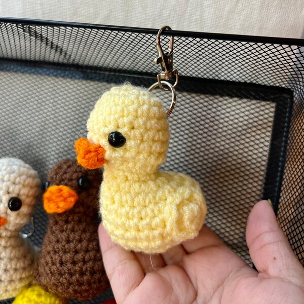 Duck Keychain Etsy