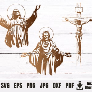 Christus Cut Datei Jesus SVG | Christus svg | Kirche Jesu | Christus Kruzifix svg | Jesus am Kreuz png | Digitale Datei Kommerzielle Nutzung