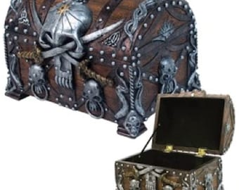 Pirates Treasure Chest Trinket/Mini Jewelry Box