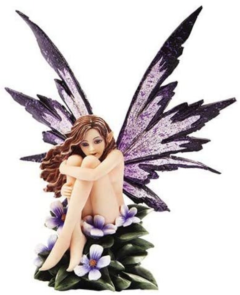 Pacific Giftware New 2013 Amy Brown Fantasy Periwinkle Flower Fairy Statue Enchanted 6 h Figurine