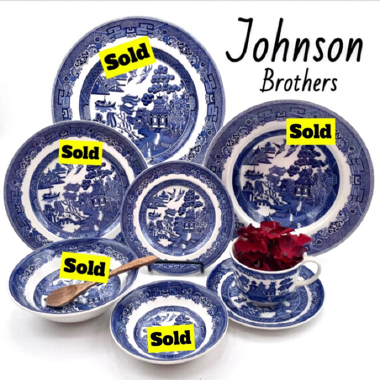 Johnson bros willow - Etsy 日本