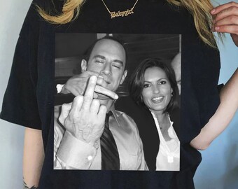 Vintage Elliot Stabler And Olivia Benson Shirt, Elliot And Olivia Shirt, Elliot And Olivia Tshirt , Law And Order SVU Tshirt