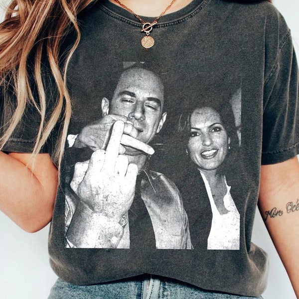 Vintage Elliot Stabler And Olivia Benson Shirt, Elliot And Olivia Shirt, Comfort Elliot And Olivia Shirt, Law And Order SVU Tshirt