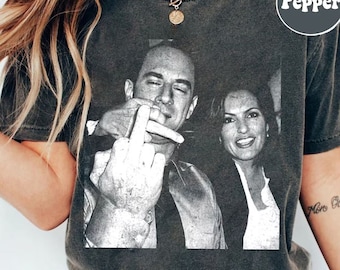 Comfort Colors Elliot Stabler And Olivia Benson Shirt, Elliot And Olivia Shirt, Comfort Elliot And Olivia Shirt,Law And Order SVU Tshirt