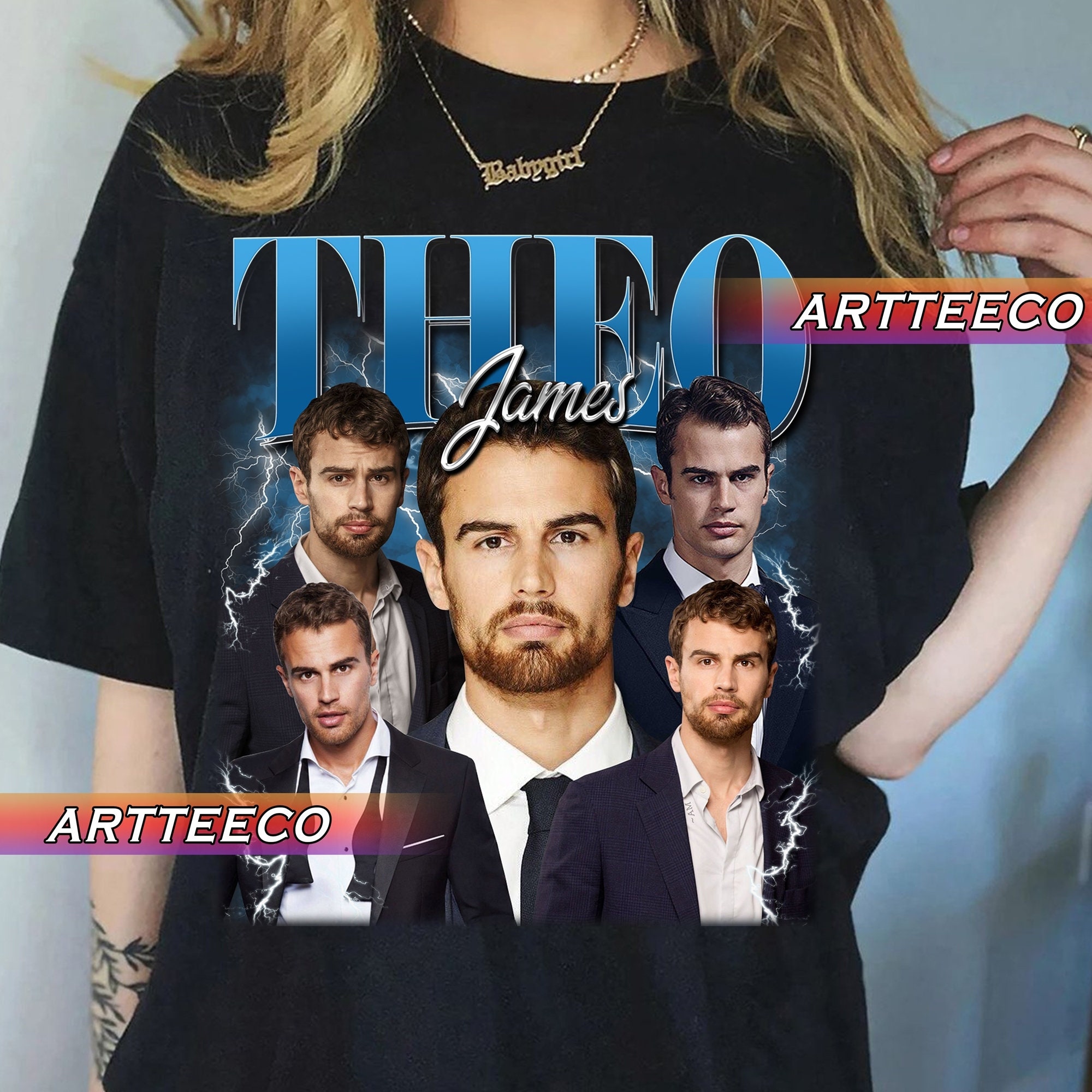 Vintage Theo James Tshirt, Theo James Shirt, Theo James Sweatshirt