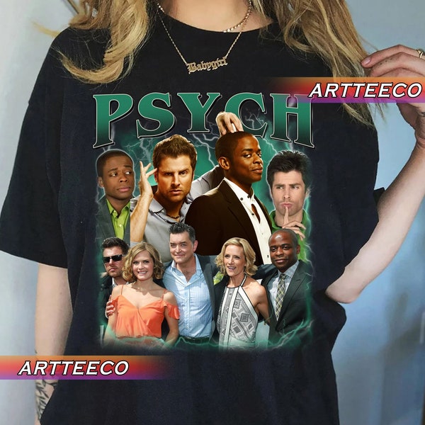 Vintage Psych Tv Show Shirt, Psych Tv Show Tshirt, Psych Sweatshirt, Psych Tee, Psych Hoodie, Gift For Woman and Man Unisex Shirt