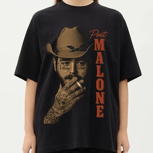 Post Malone Shirt, Cowboy Post Shirt, Country Shirt, Post Malone Merch, Posty Music Shirt, Posty Rapper, Posty Tee, Concert Shirt,Post Shirt