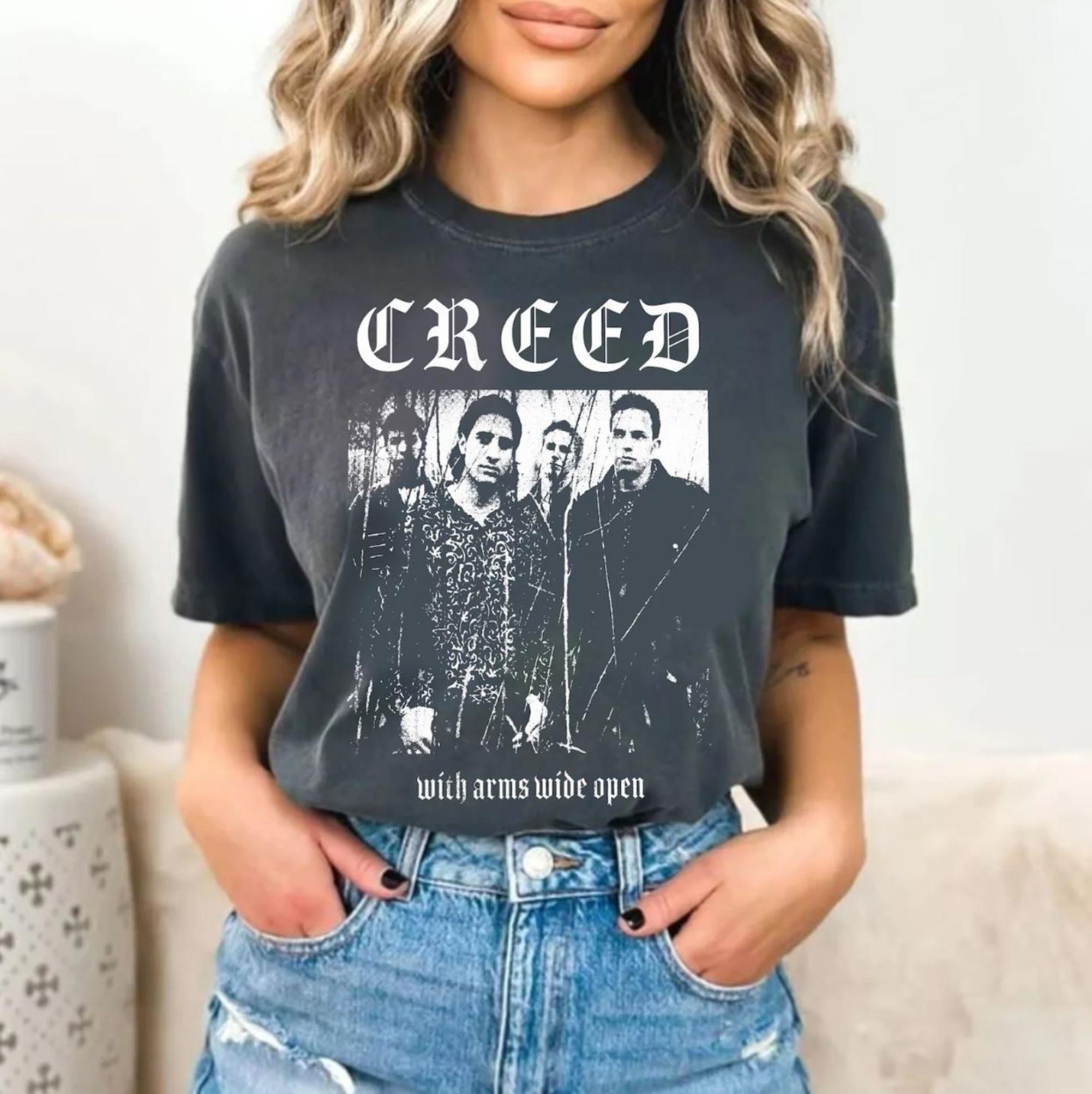 Creed Metal Shirt Creed Band Tshirt Creed Band Fan Shirt Creed 2024 Tour Shirt Rockband Creed Grafik Shirt Creed Konzert Shirt Etsy