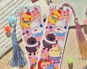 Love and Deepspace bookmark merch Xavier, Rafayel, Zayne, Sylus, Caleb