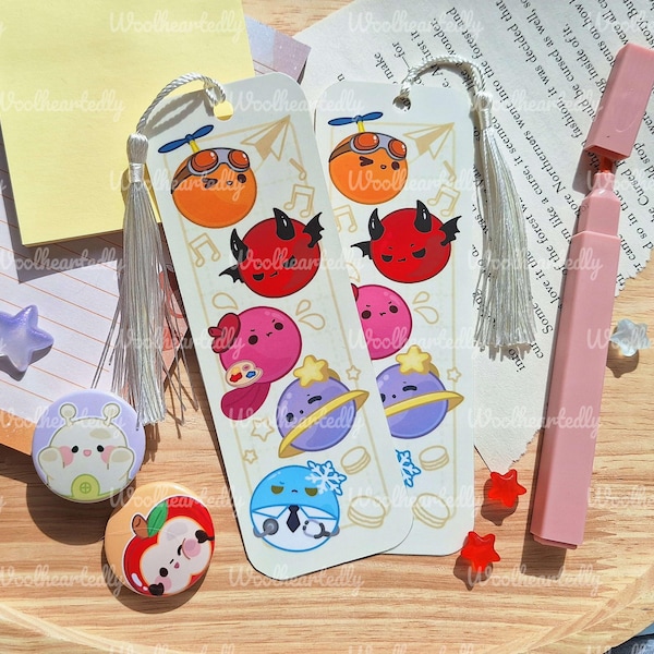 NEW Love and Deepspace bookmark blobbu merch Xavier, Rafayel, Zayne, Sylus, Caleb