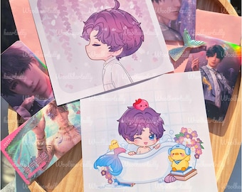 Love and Deepspace art print fanart chibi Rafayel