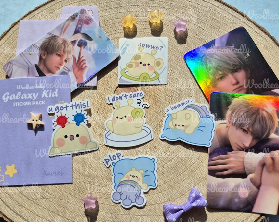 Love and Deepspace Sticker Pack Emoji Mascott of Xavier, Rafayel