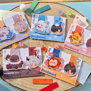Love and Deepspace magnetic bookmark Xavier, Rafayel, Zayne, Sylus, Caleb