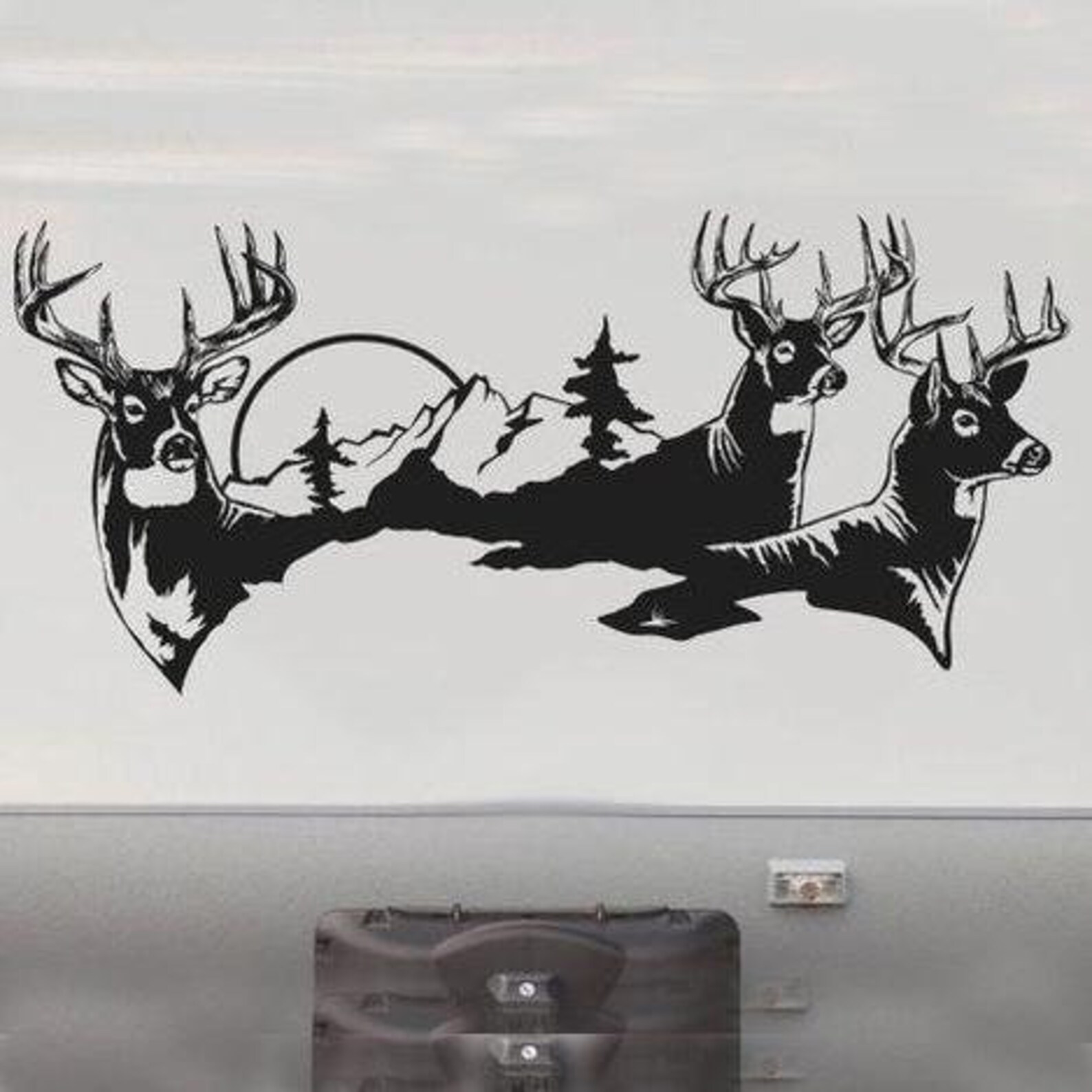 Afcultures Metal wall art Hunting deer decor cabin Etsy