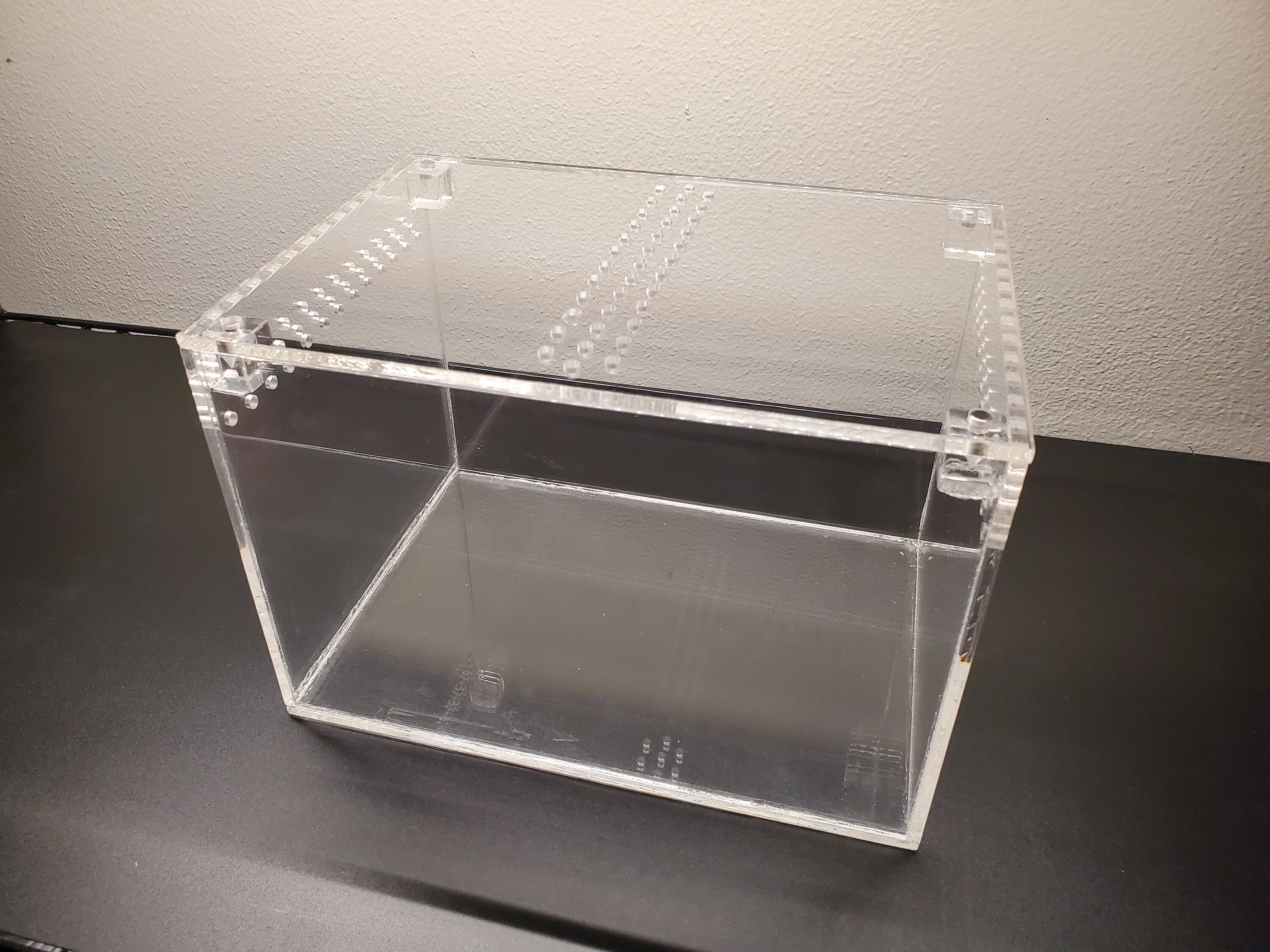 Clear acrylic enclosure 10X7X7 Etsy