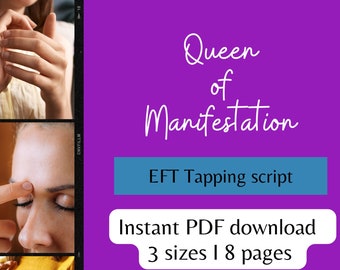 EFT tapping Manifestation script, EFT guide for empowering co-creation, confidence building therapy for abundant life, transformative, pdf