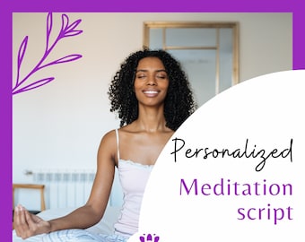 MADE FOR YOU meditation script, personalized meditation, tailored meditation, personalised meditation, guided text for relaxation