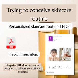 TTC (Trying To Conceive) package, fertility care set, personalized skincare routine, IVF & IUI safe, pregnancy care pack, getting pregnant