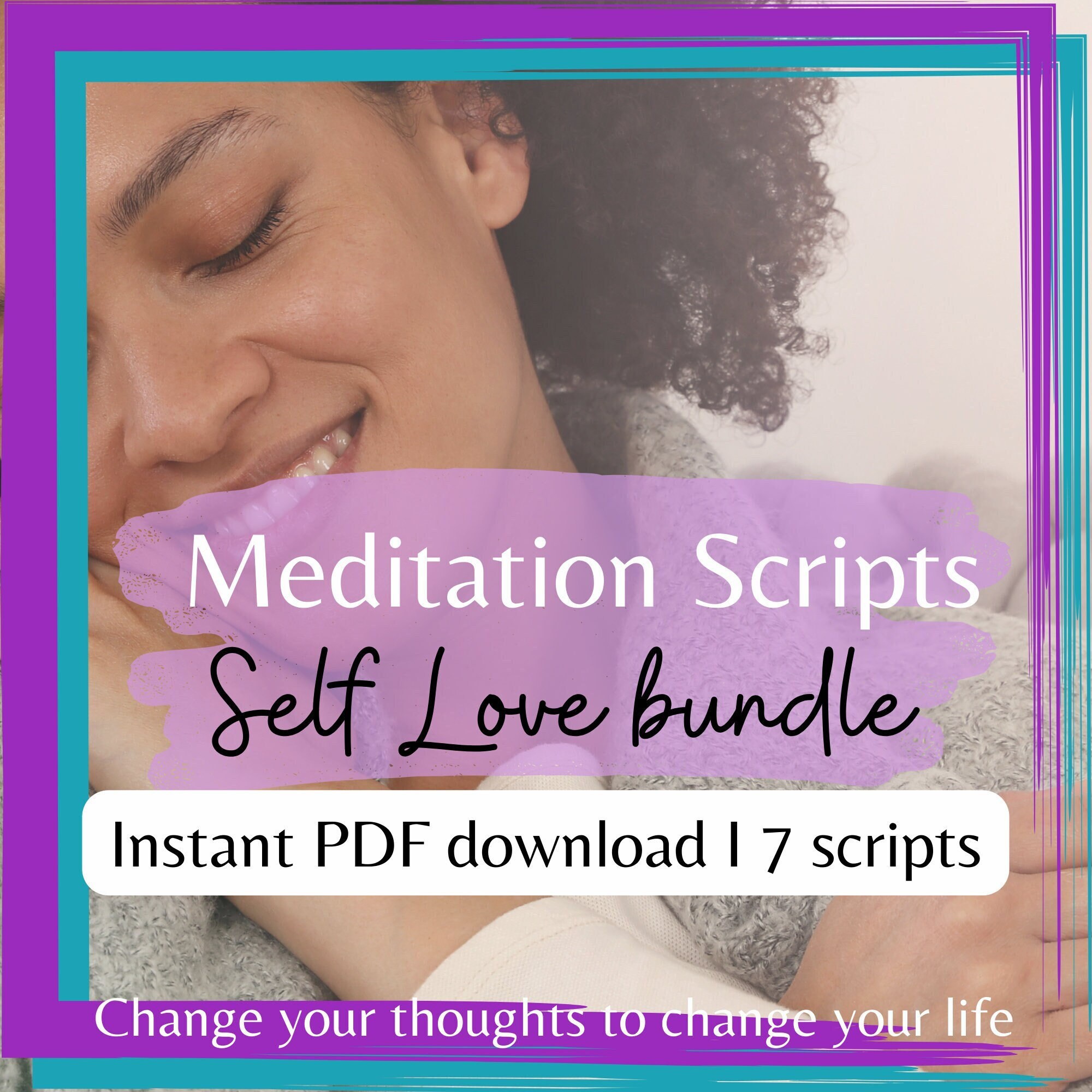 SELF LOVE Meditations, Guided Meditation Scripts Bundle, Change Your ...