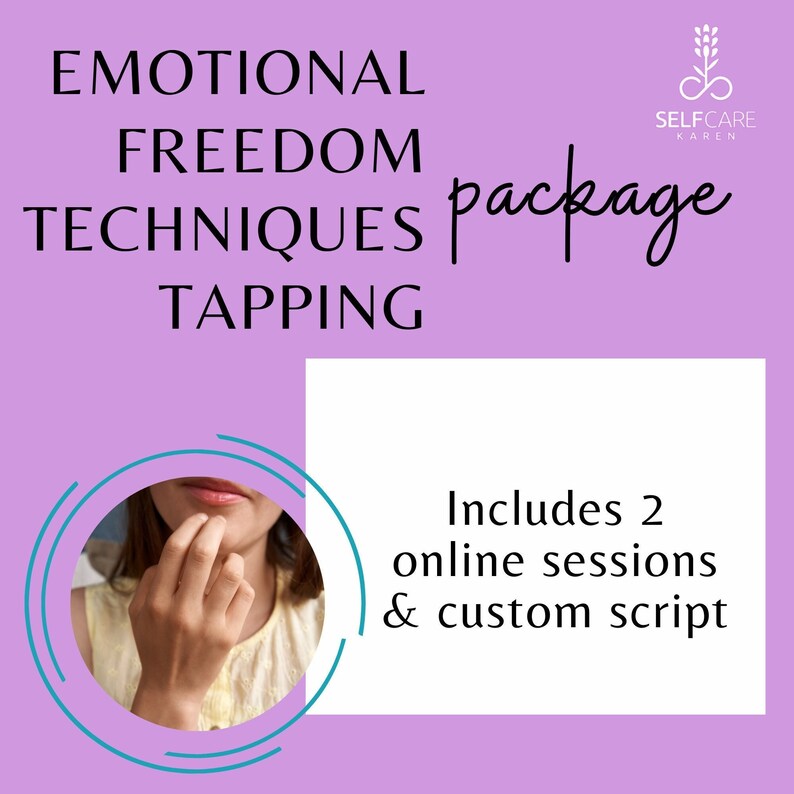 EFT tapping sessions by video conferencing from Selfcare Karen