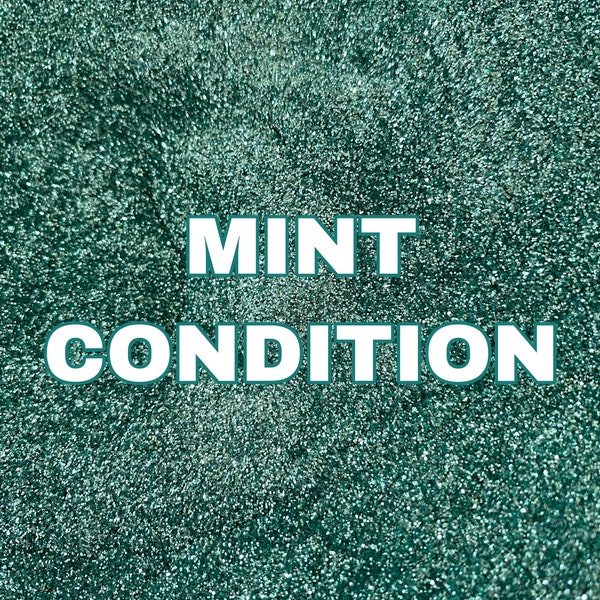 MINT CONDITION Ultra Fine Mint Iridescent Glitter | Ultra Fine Mint Green Glitter | Tumbler Glitter | Polyester Glitter | Resin Glitter