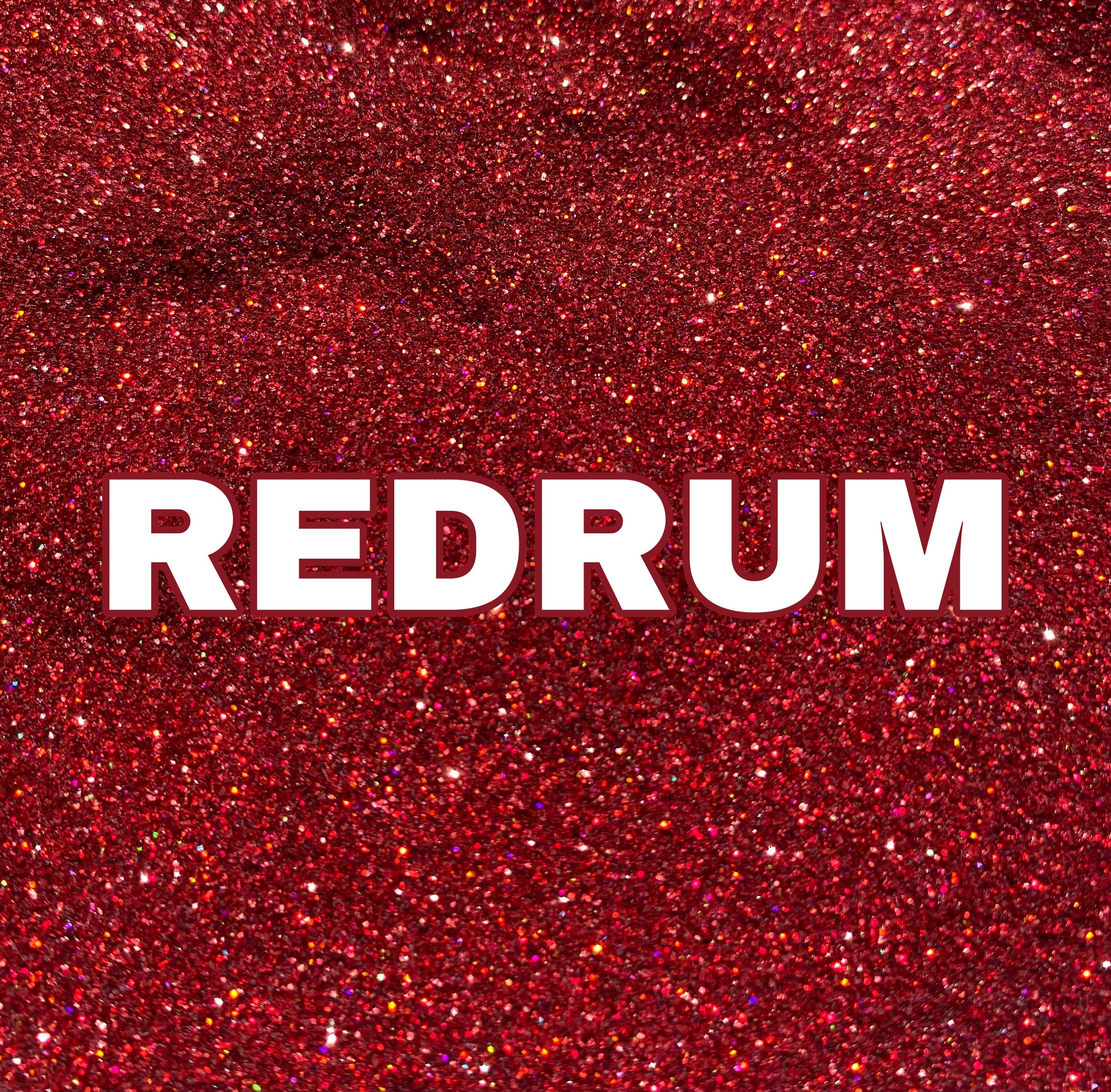 REDRUM Red Holographic Ultra Fine Glitter Fine Red Glitter Polyester  Glitter Tumbler Glitter Resin Glitter Christmas Glitter 