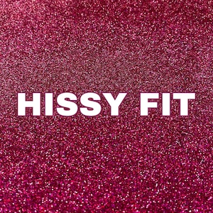 HISSY FIT Ultra Fine Berry Pink Holographic Glitter | Holographic Glitter | Tack It Method | Polyester Glitter | Tumbler Glitter |