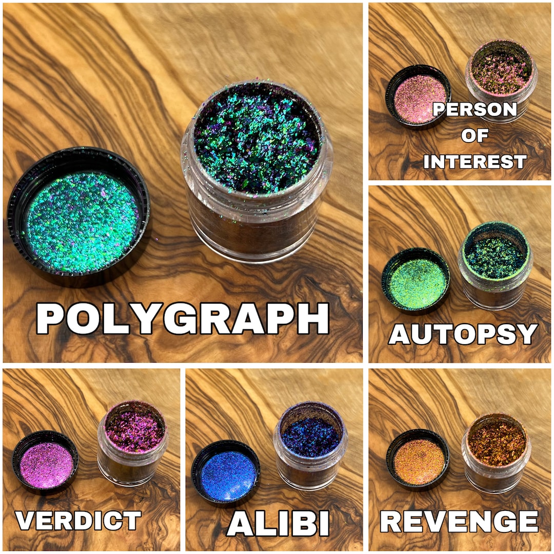 True Crime Chameleon Pigment Flakes | Additive | Pigment | Colorshift ...