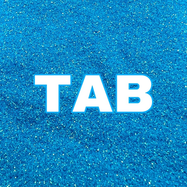 TAB Ultra Fine Neon Blue Glitter | Ultra Fine Glitter | Neon Blue Glitter | Tumbler Glitter | Polyester Glitter