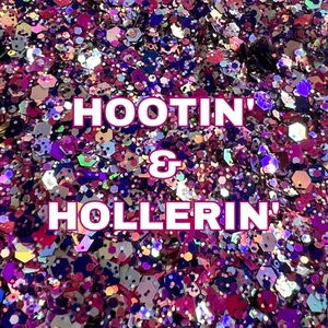 HOOTIN AND HOLLERIN Pink and Purple Chunky Glitter Mix | Chunky Glitter | Pink Purple Glitter | Confetti |Tumbler Glitter |Polyester Glitter