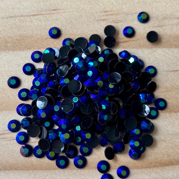 2500 pc Violet Blue AB Rhinestones | AB Rhinestones | Resin Rhinestones | Flatback Rhinestones | Non Hot Fix Rhinestones