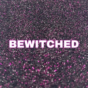 BEWITCHED Black and Purple Ultra Fine Glitter | Black and Purple Glitter | Halloween Glitter | Fine Glitter | Polyester Glitter | Resin Art