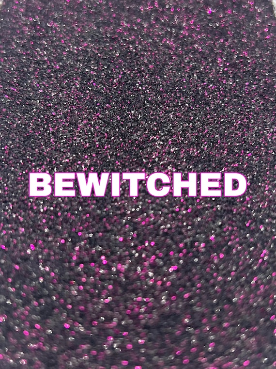 BEWITCHED Black and Purple Ultra Fine Glitter Black and Purple Glitter  Halloween Glitter Fine Glitter Polyester Glitter Resin Art 