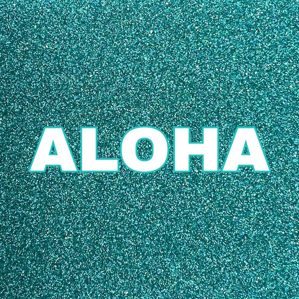 ALOHA Ultra Fine Teal Holographic Glitter | Ultra Fine Glitter | Holographic Glitter | Tumbler Glitter | Polyester Glitter