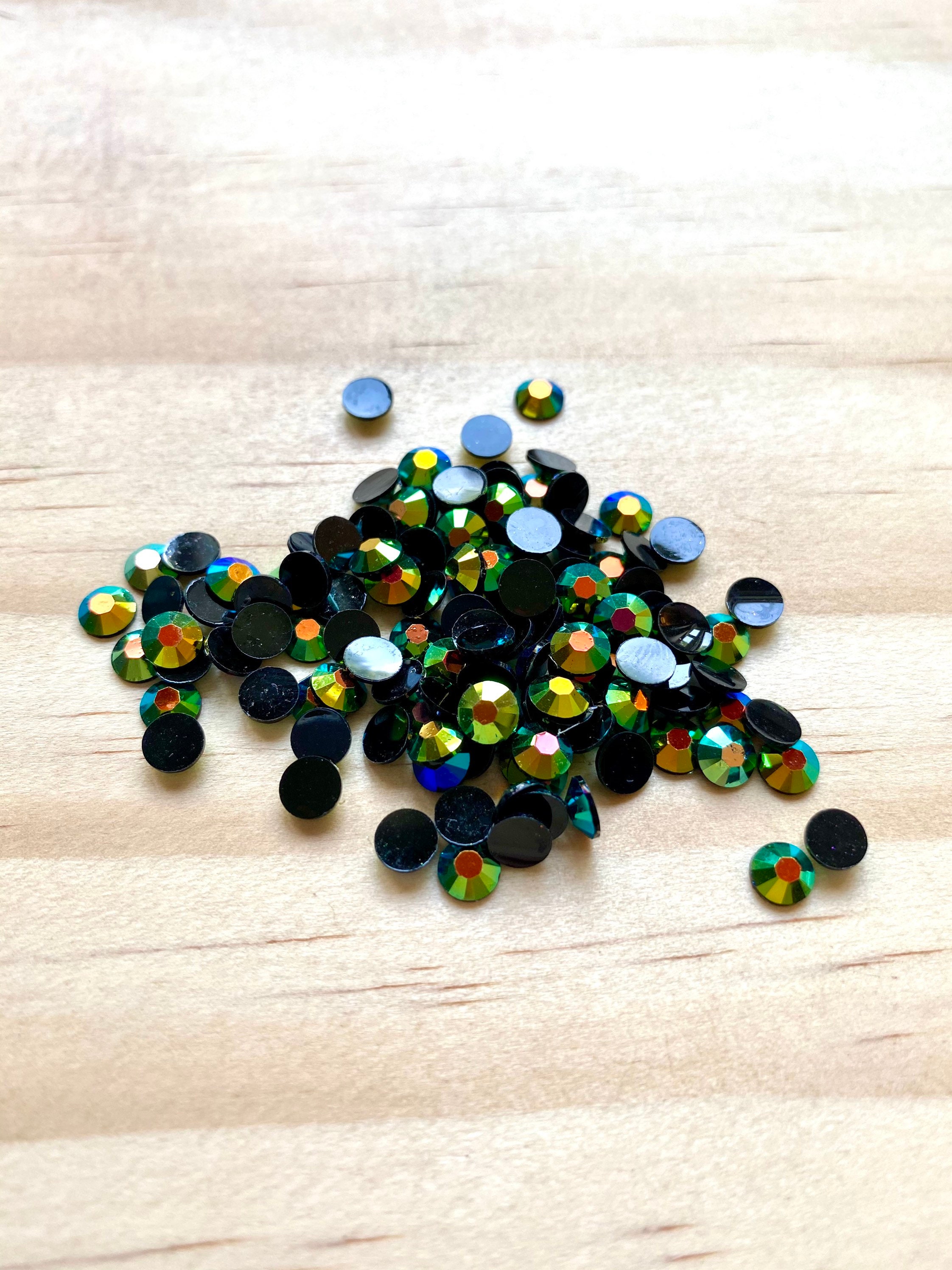 2500 Pc Violet Blue AB Rhinestones AB Rhinestones Resin Rhinestones Flatback  Rhinestones Non Hot Fix Rhinestones 