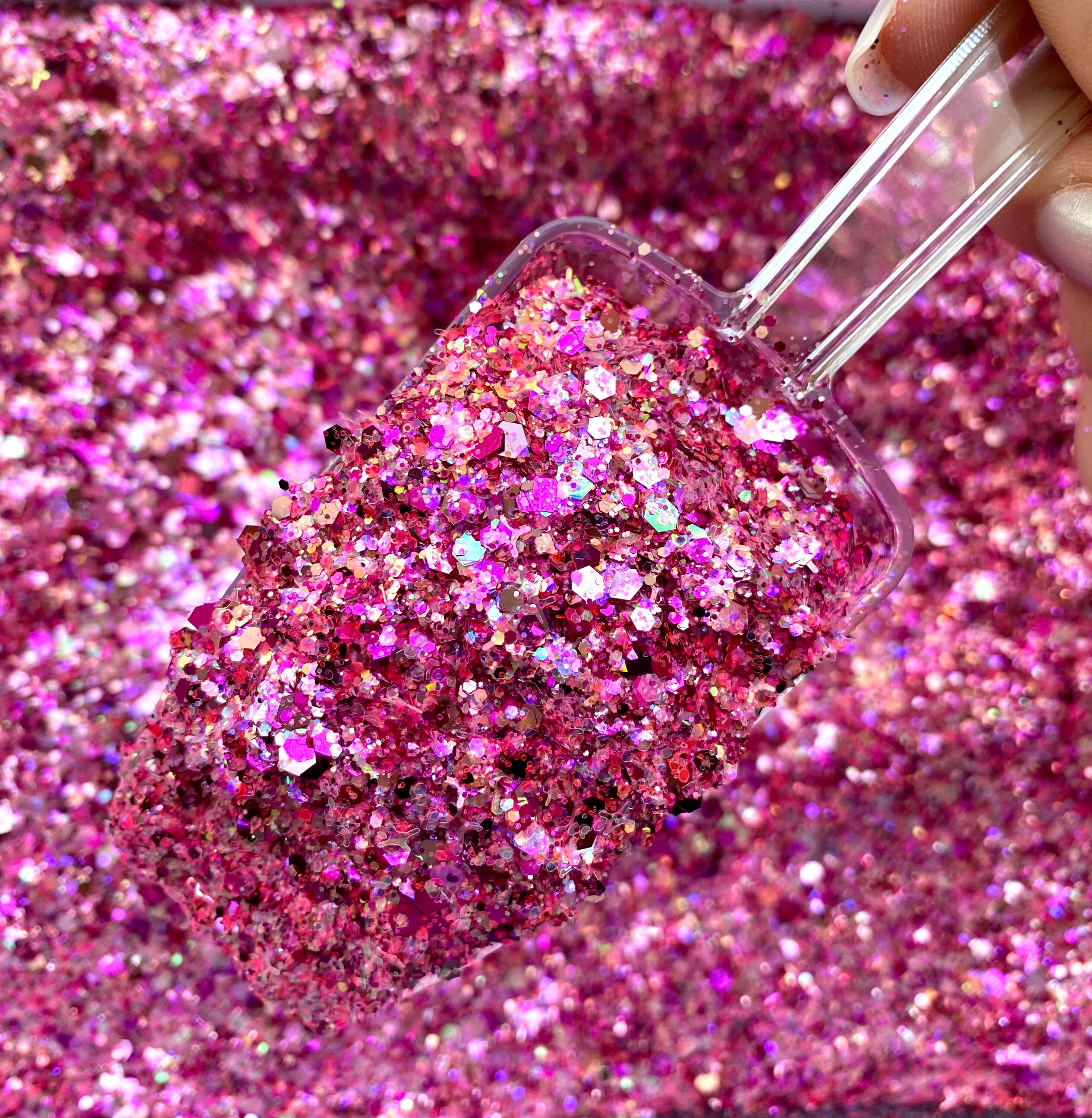 PRETTY IN PINK Custom Pink Chunky Glitter Mix Custom Glitter Etsy