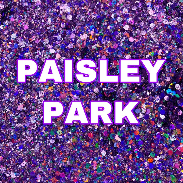 PAISLEY PARK Lavender Chunky Glitter Mix | Lavender Holographic Glitter Mix | 2 oz Glitter | Holographic Glitter | Glitter