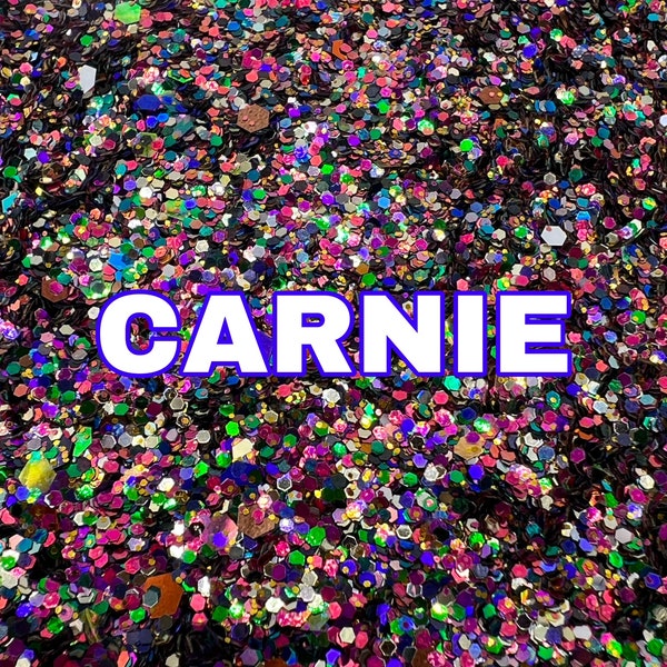 CARNIE Multi Colored Mini Chunk Glitter Mix | Mini Chunk Mix | Tumbler Glitter | Polyester Glitter