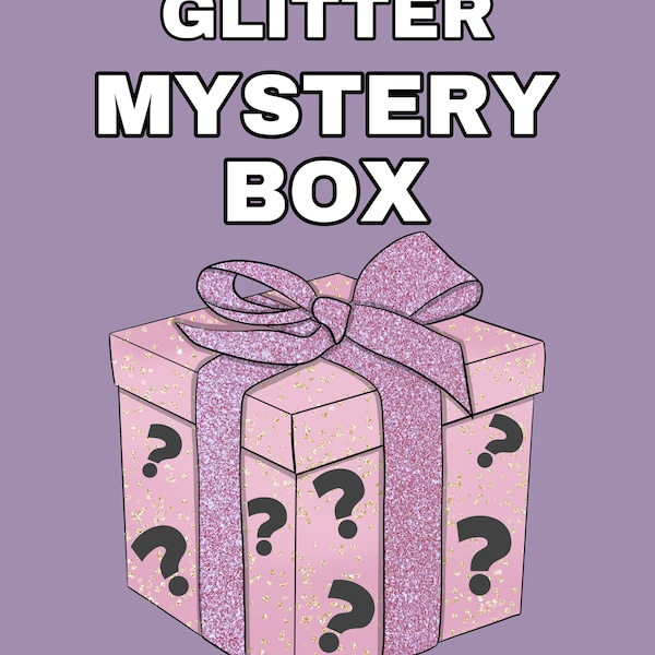 Glitter Mystery Bundle | Glitter Mystery Box | Mystery Glitter Set | Tumbler Glitter | Resin Glitter | Glitter Gift | Polyester Glitter |