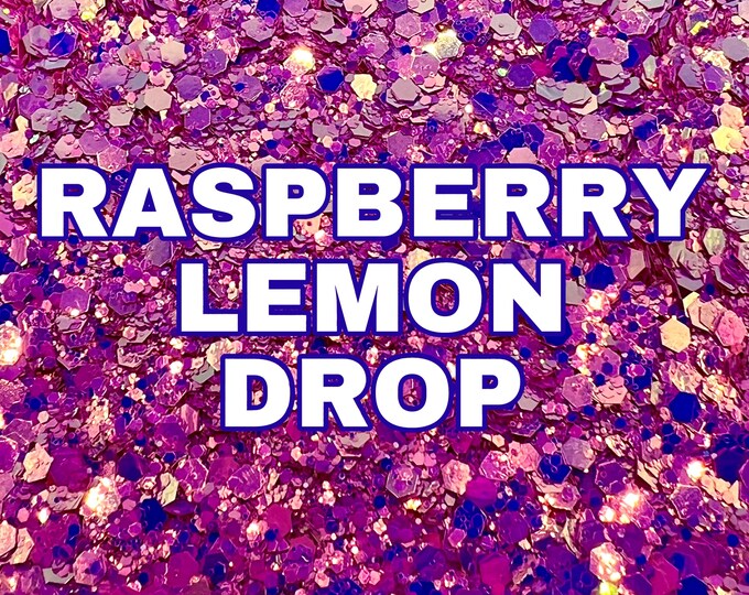 RASPBERRY LEMON DROP Chunky Glitter Mix | Opal Shifting Glitter | Opal ...