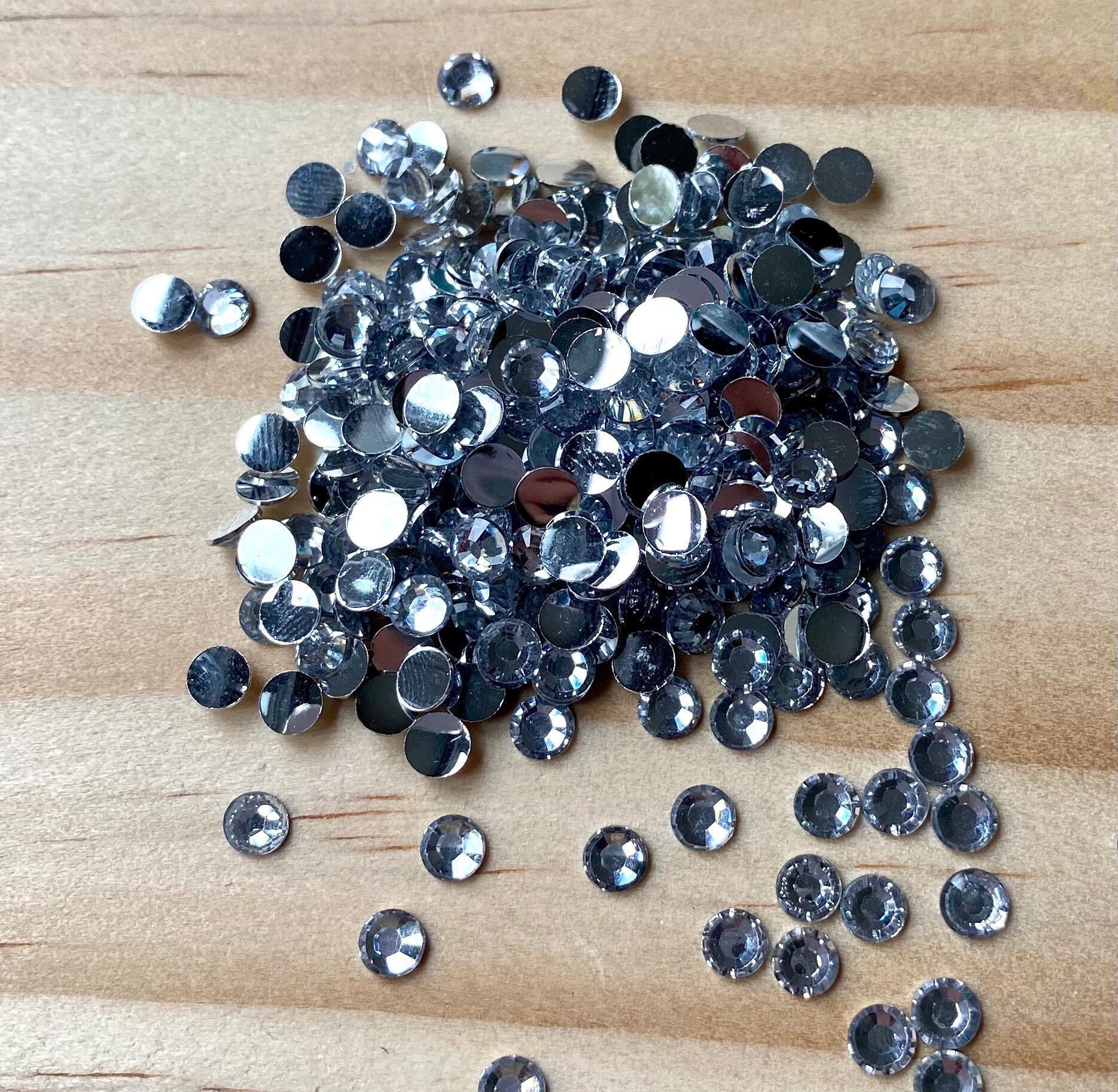 2500 Pc Clear Rhinestones Rhinestones Resin Rhinestones Etsy